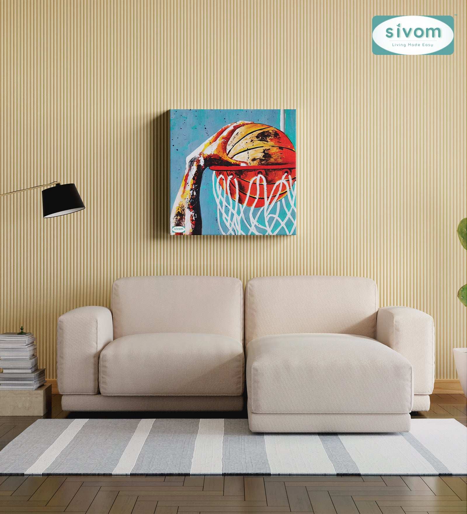 Sivom Sivom Canvas Art Print (2x2) for Modern Homes | Elegant Design & Premium Finish