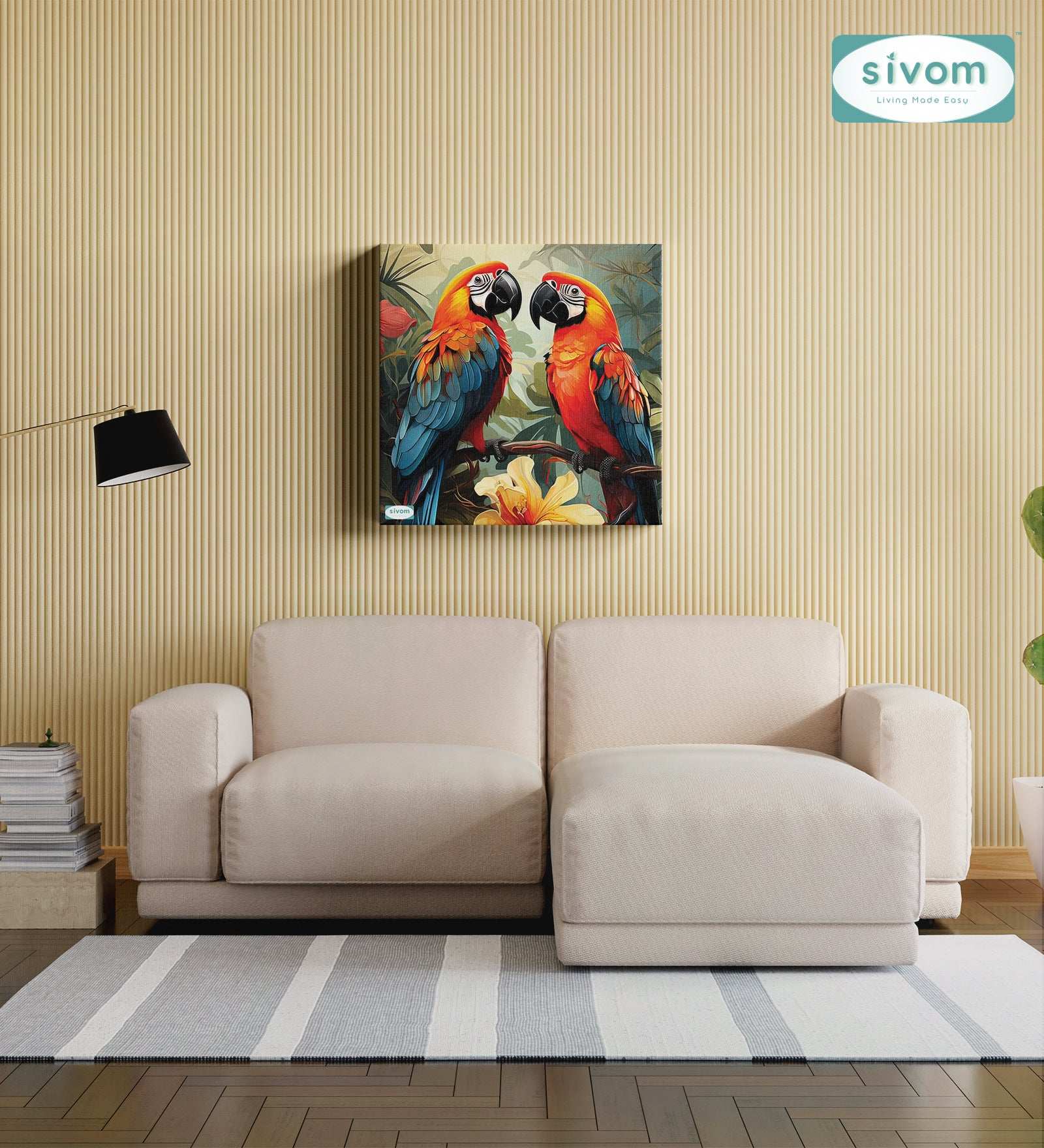 Sivom Sivom Canvas Art Print (2x2) for Modern Homes | Elegant Design & Premium Finish