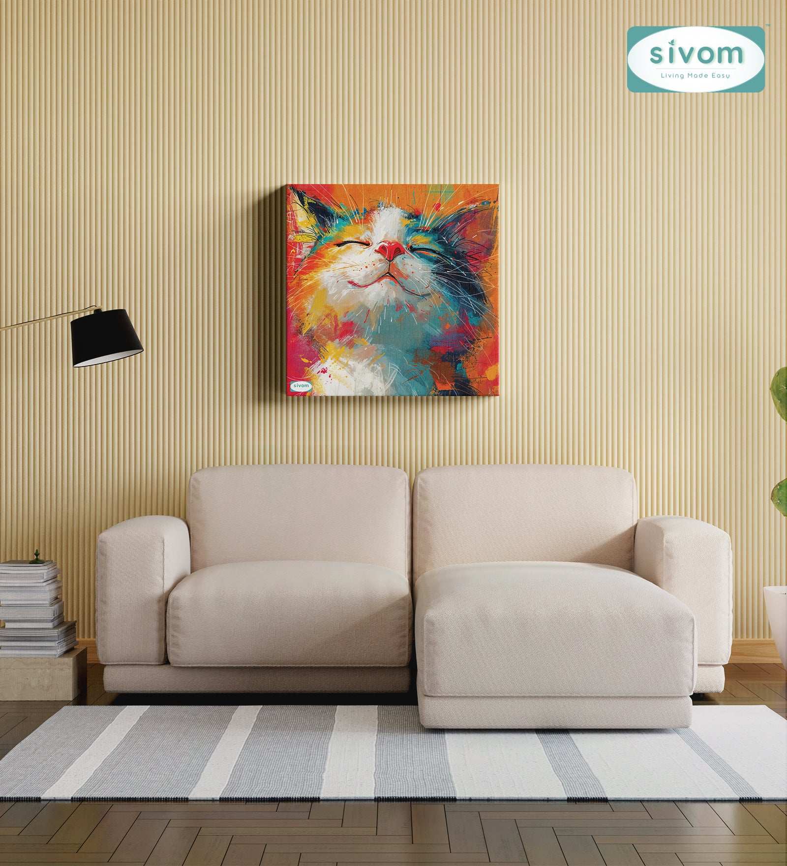 Sivom Sivom Canvas Art Print (2x2) for Modern Homes | Elegant Design & Premium Finish