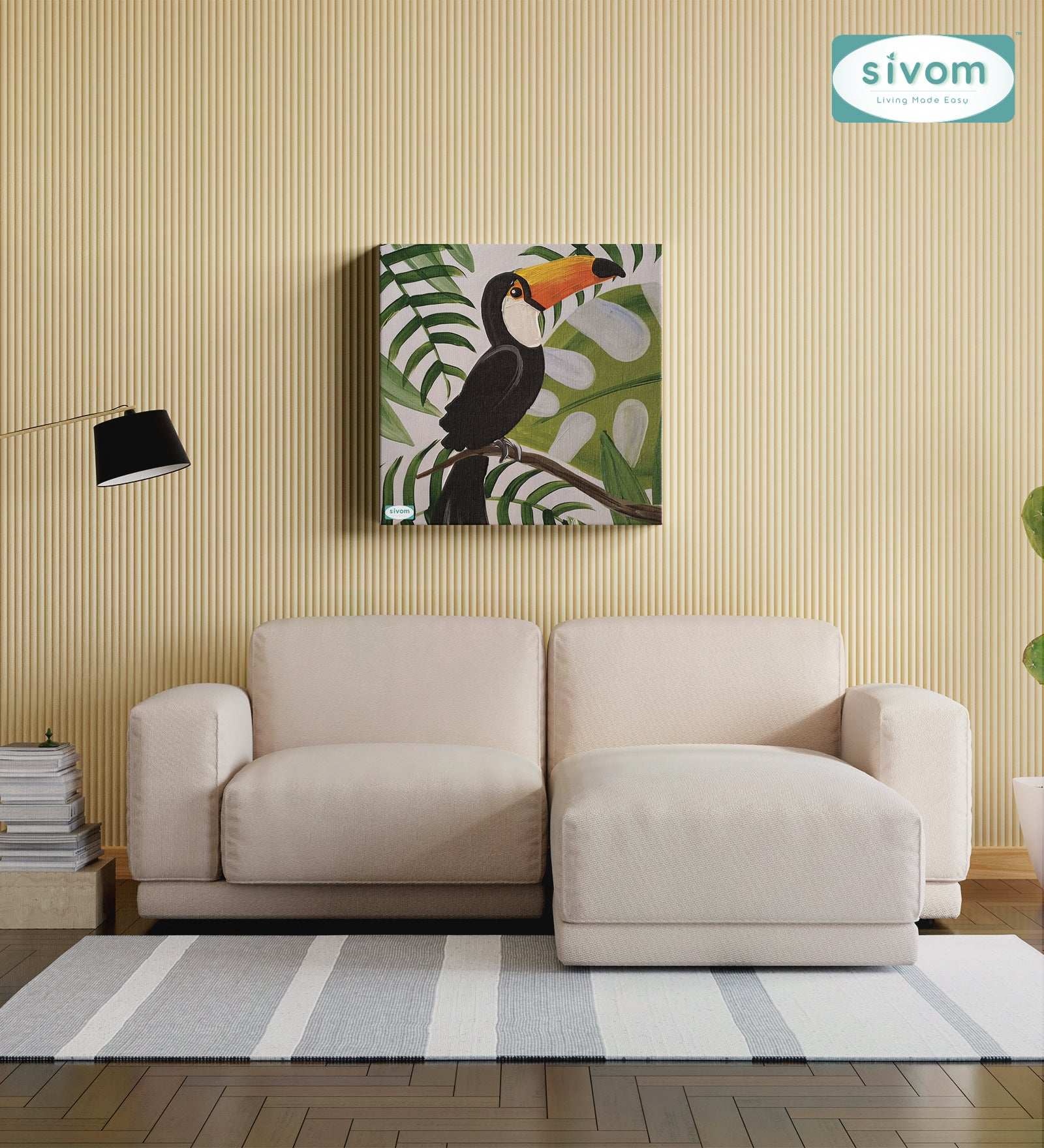 Sivom Sivom Canvas Art Print (2x2) for Modern Homes | Elegant Design & Premium Finish
