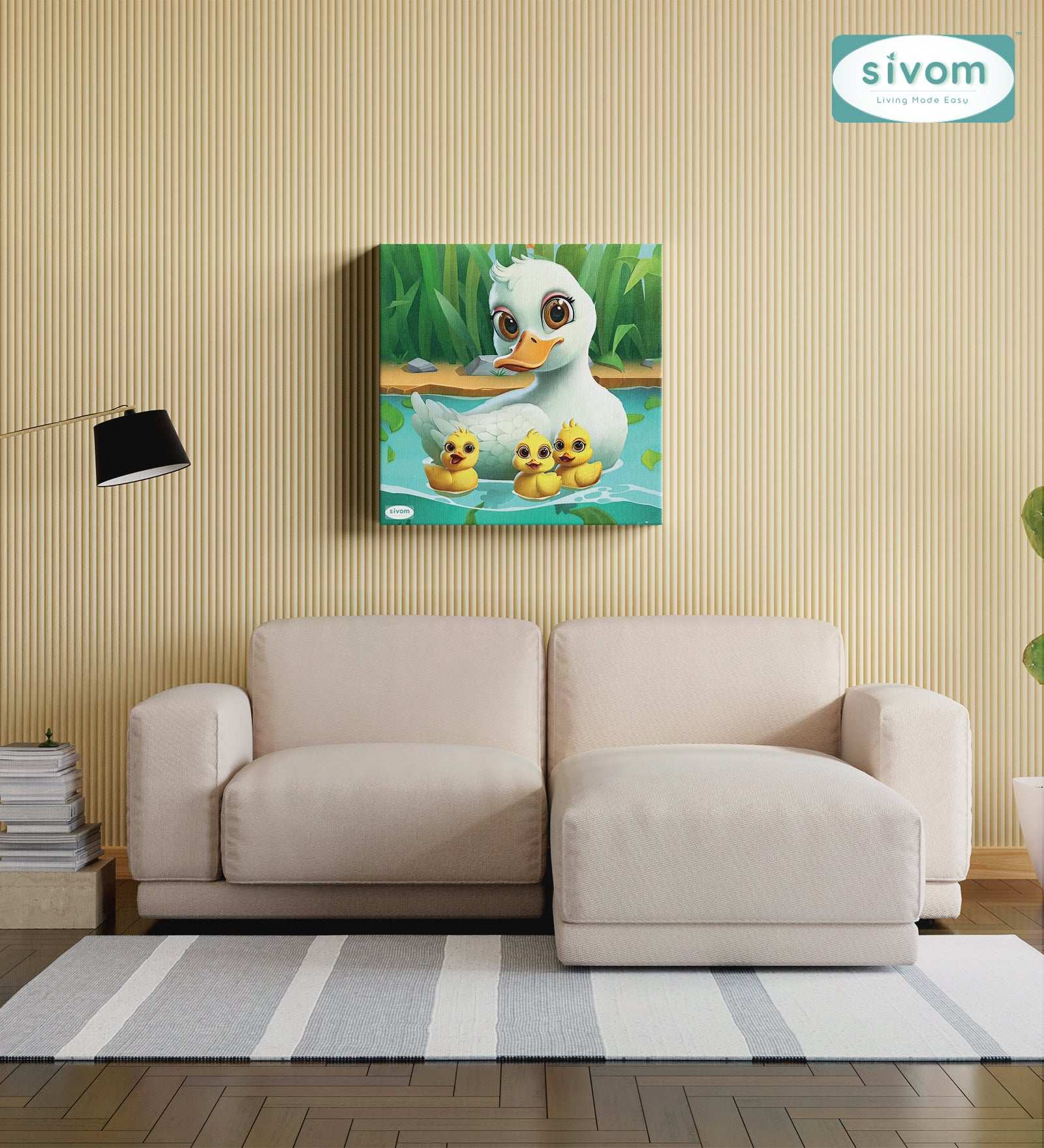 Sivom Sivom Canvas Art Print (2x2) for Modern Homes | Elegant Design & Premium Finish