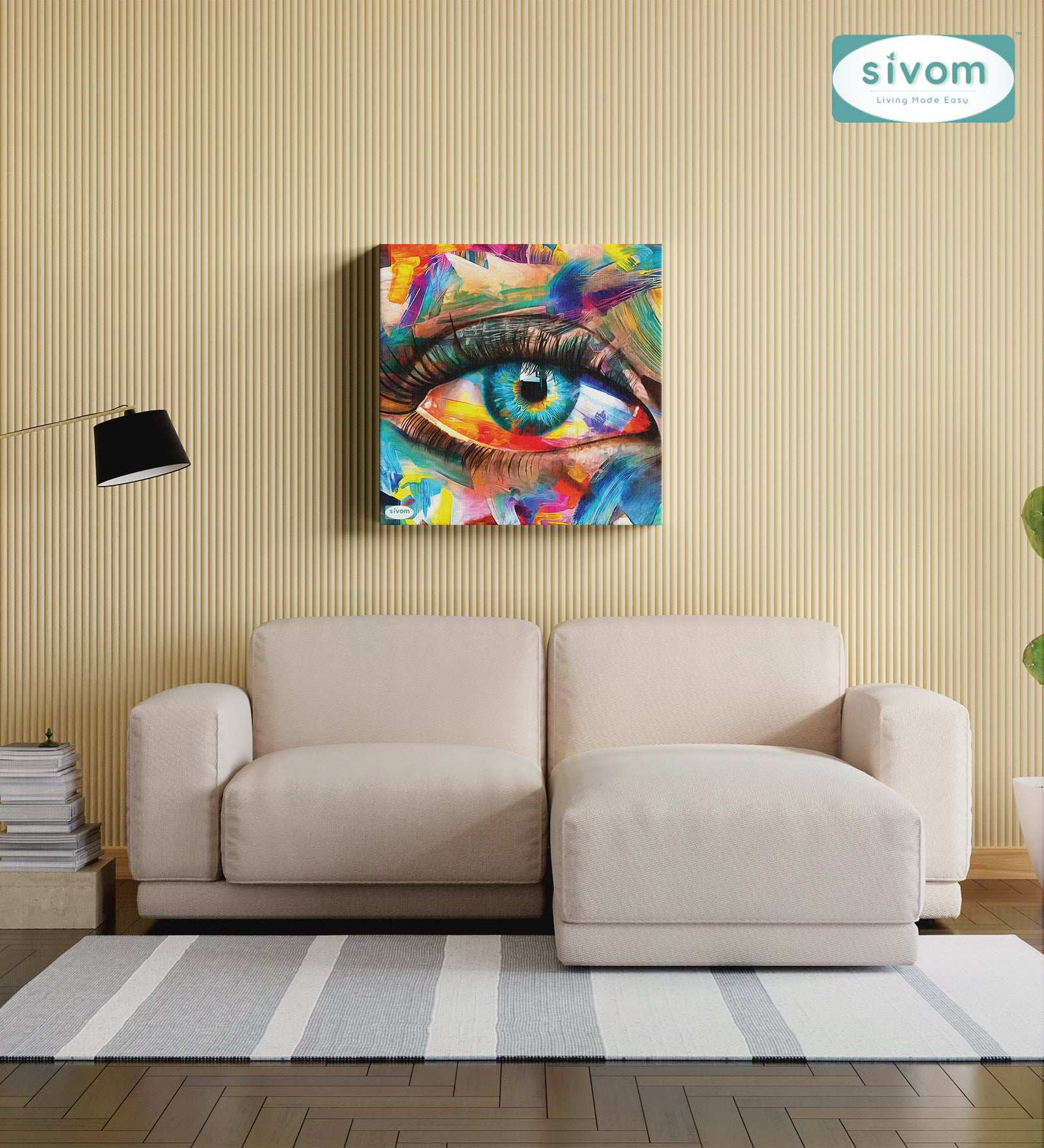 Sivom Sivom Canvas Art Print (2x2) for Modern Homes | Elegant Design & Premium Finish