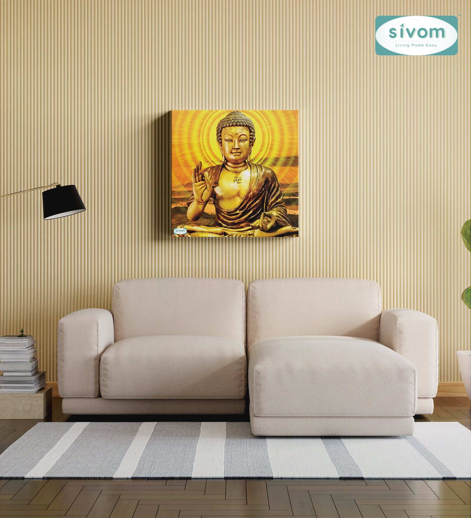Sivom Sivom Canvas Art Print (2x2) for Modern Homes | Elegant Design & Premium Finish