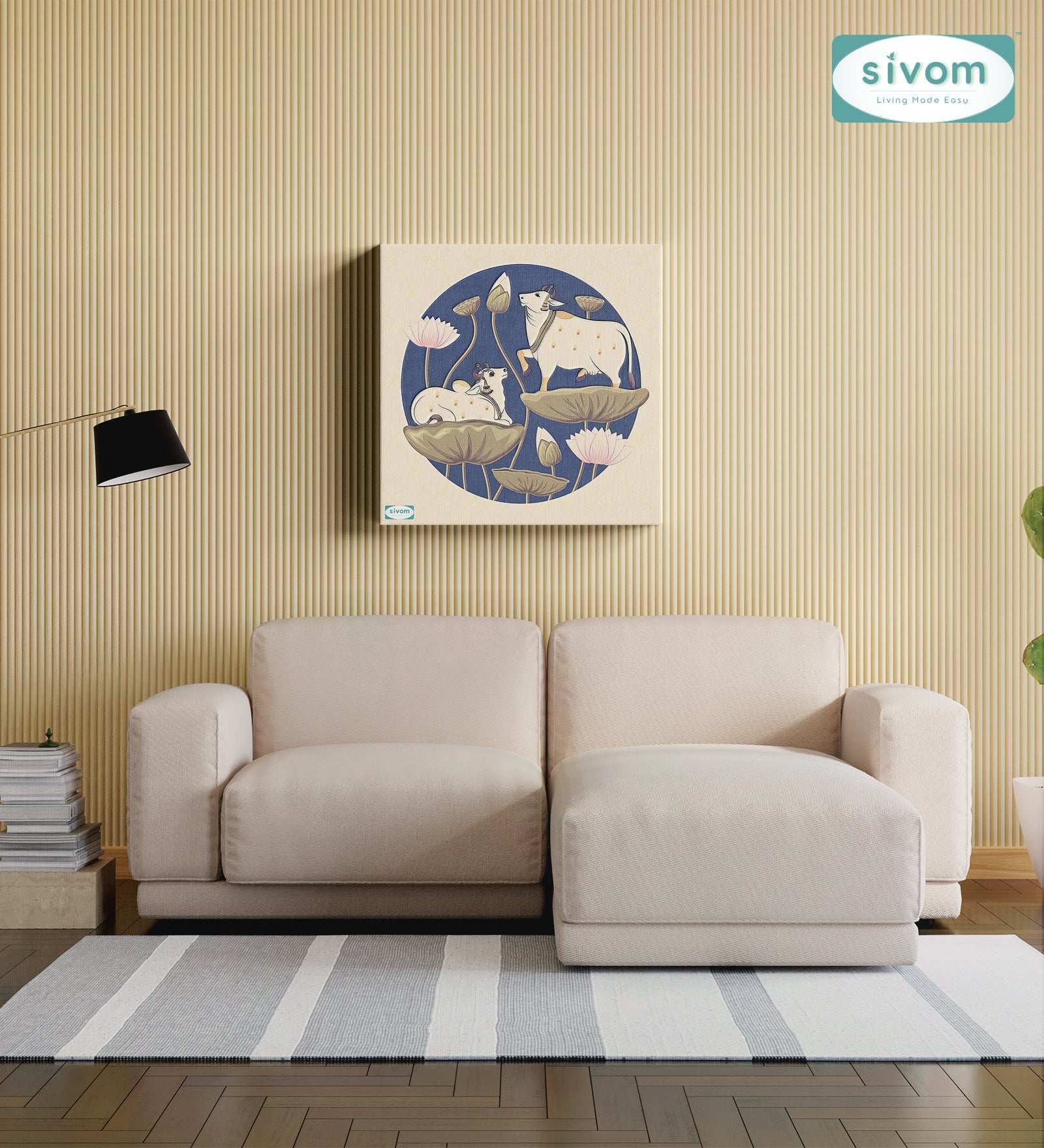 Sivom Sivom Canvas Art Print (2x2) for Modern Homes | Elegant Design & Premium Finish