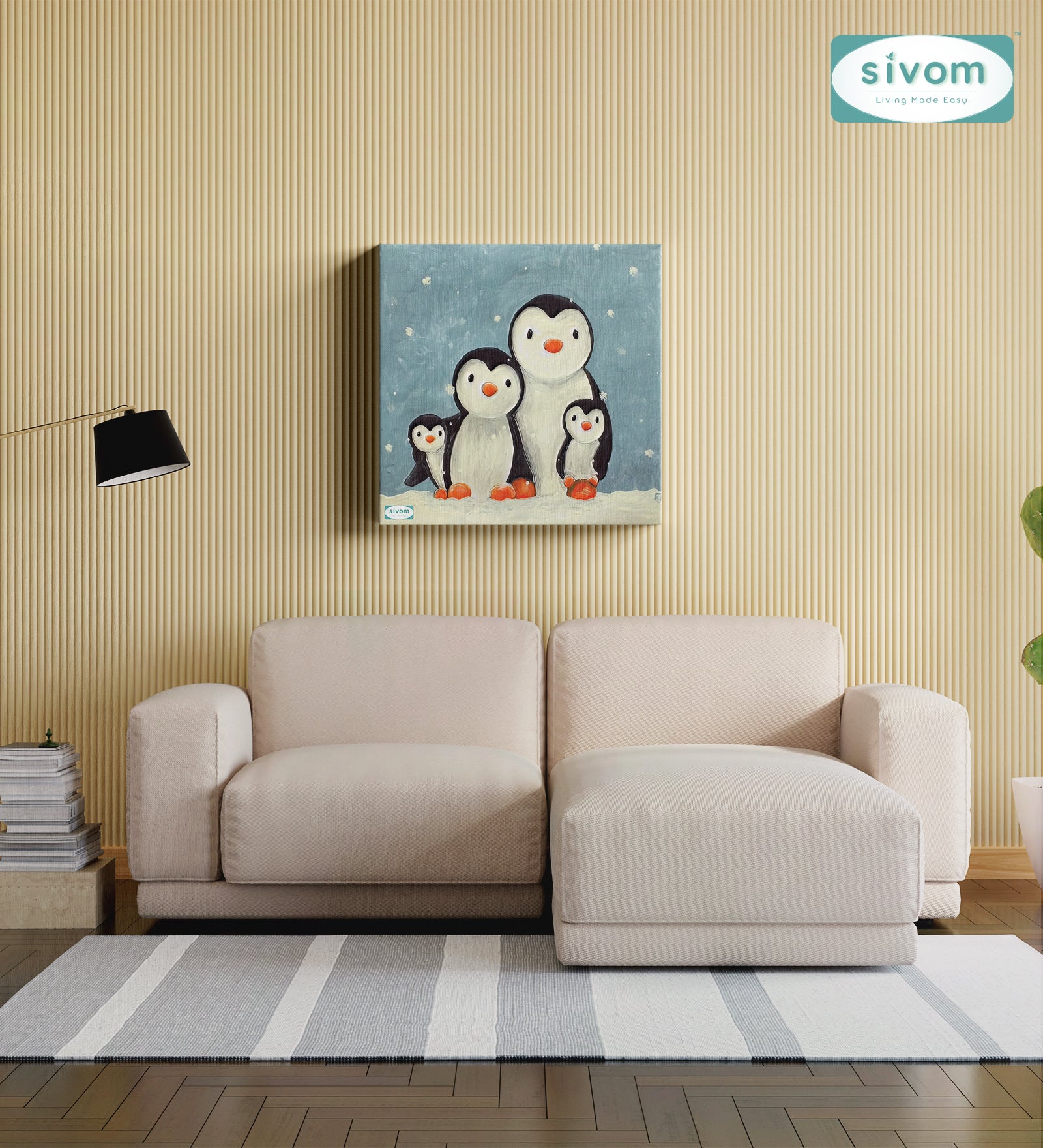 Sivom Sivom Canvas Art Print (2x2) for Modern Homes | Elegant Design & Premium Finish