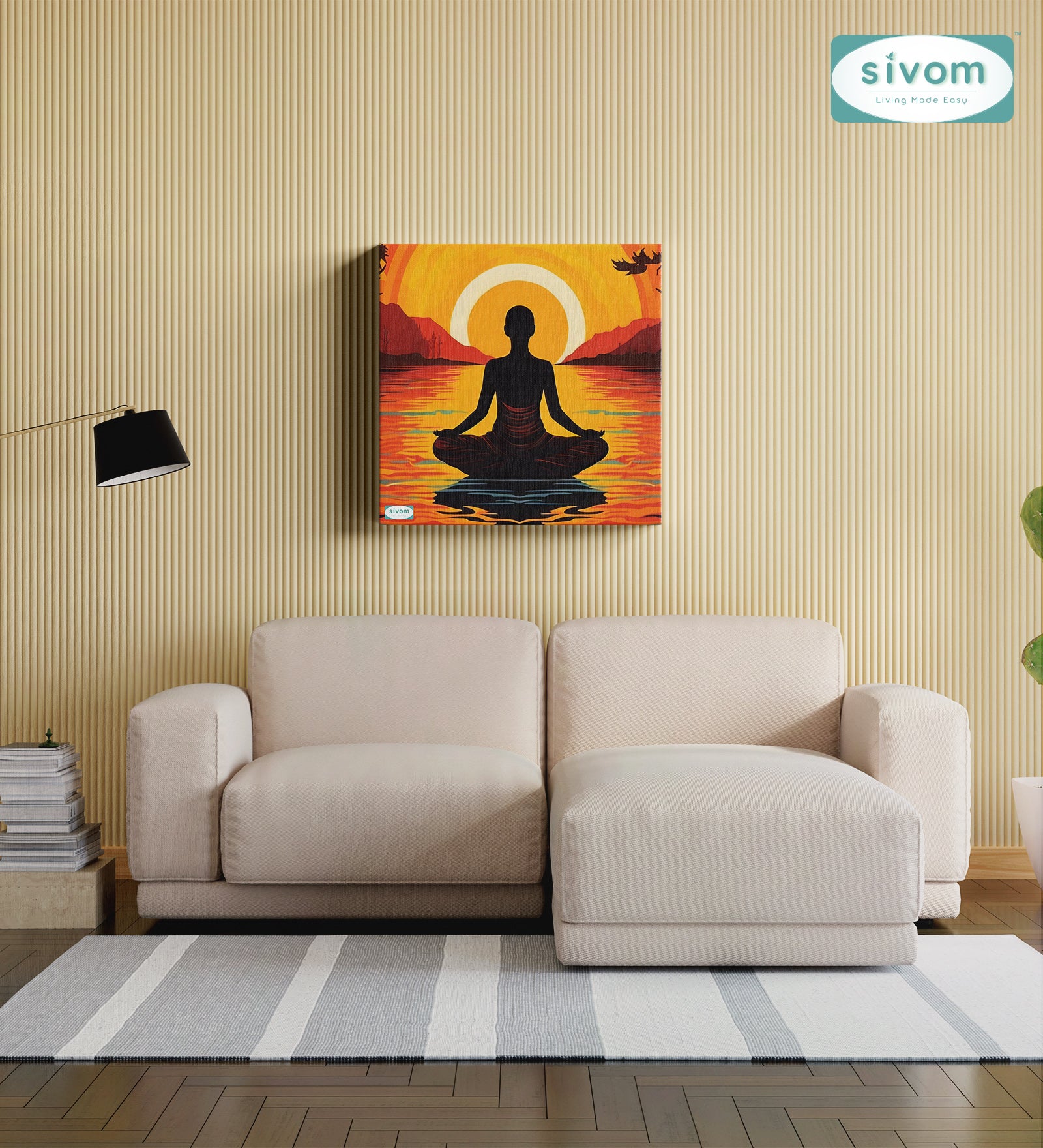 Sivom Sivom Canvas Art Print (2x2) for Modern Homes | Elegant Design & Premium Finish