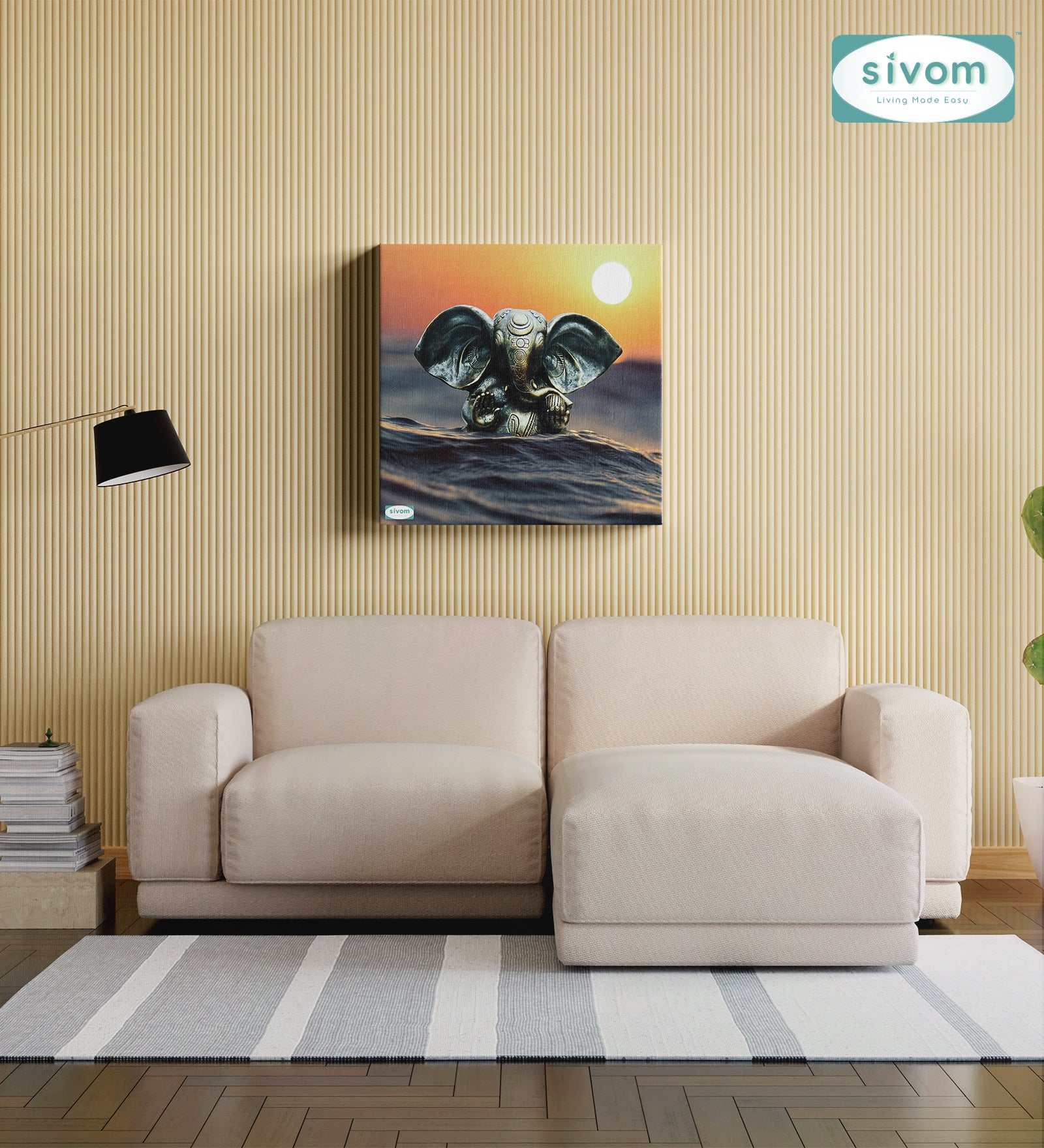 Sivom Sivom Canvas Art Print (2x2) for Modern Homes | Elegant Design & Premium Finish