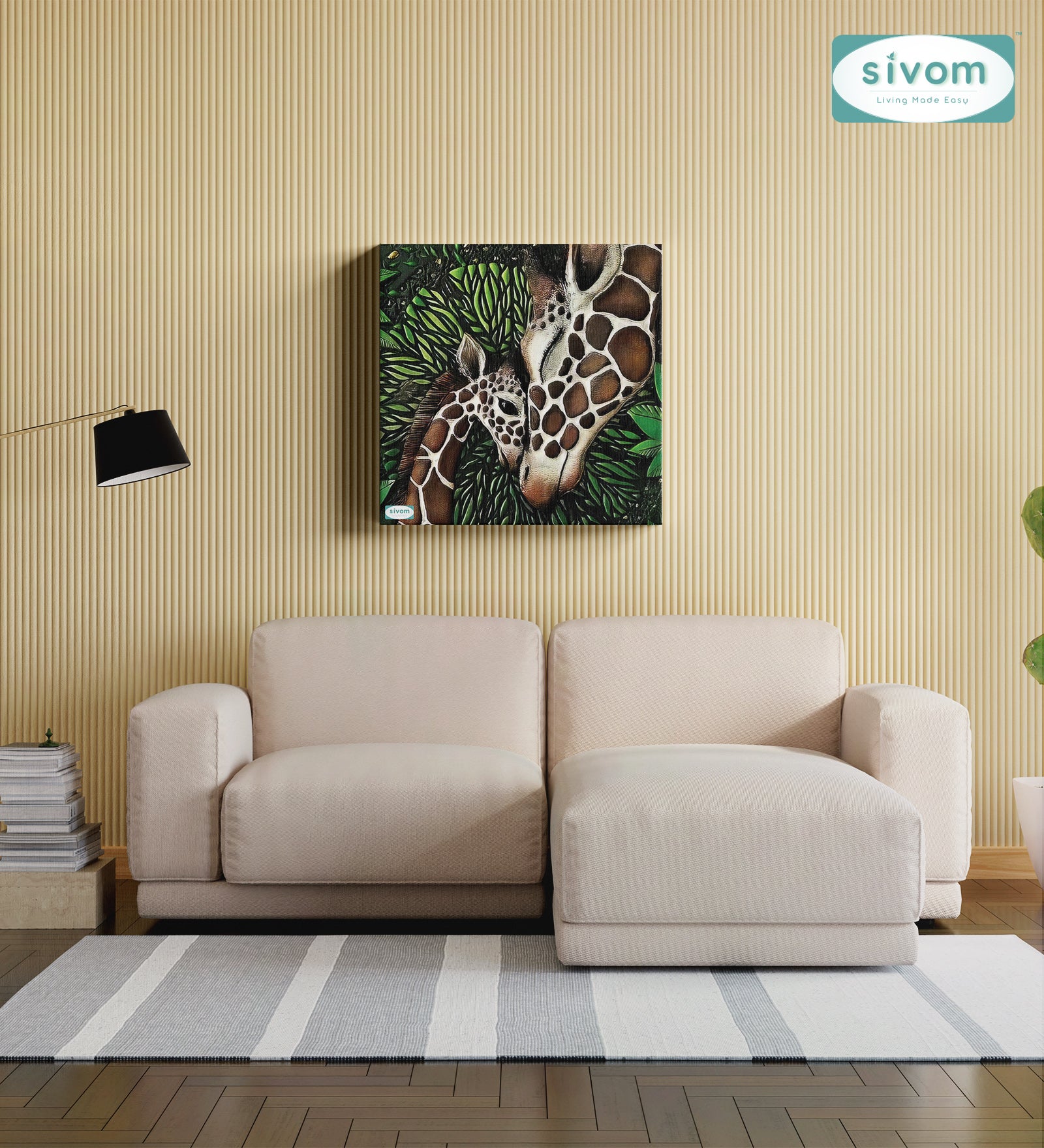Sivom Sivom Canvas Art Print (2x2) for Modern Homes | Elegant Design & Premium Finish