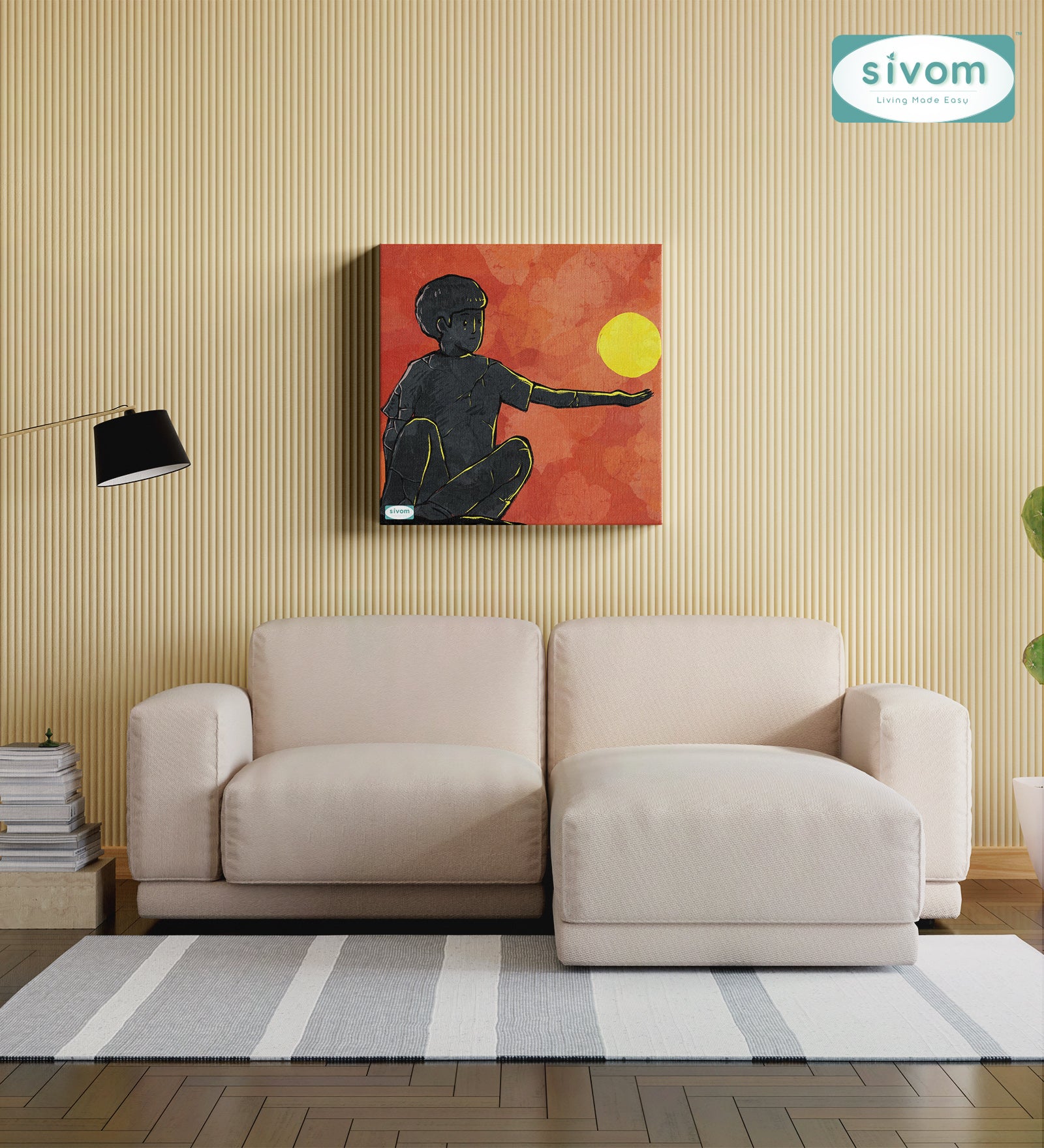 Sivom Sivom Canvas Art Print (2x2) for Modern Homes | Elegant Design & Premium Finish