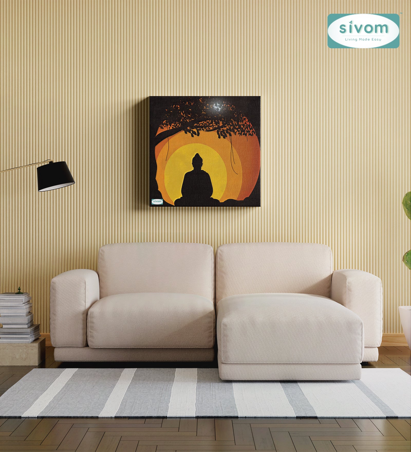 Sivom Sivom Canvas Art Print (2x2) for Modern Homes | Elegant Design & Premium Finish