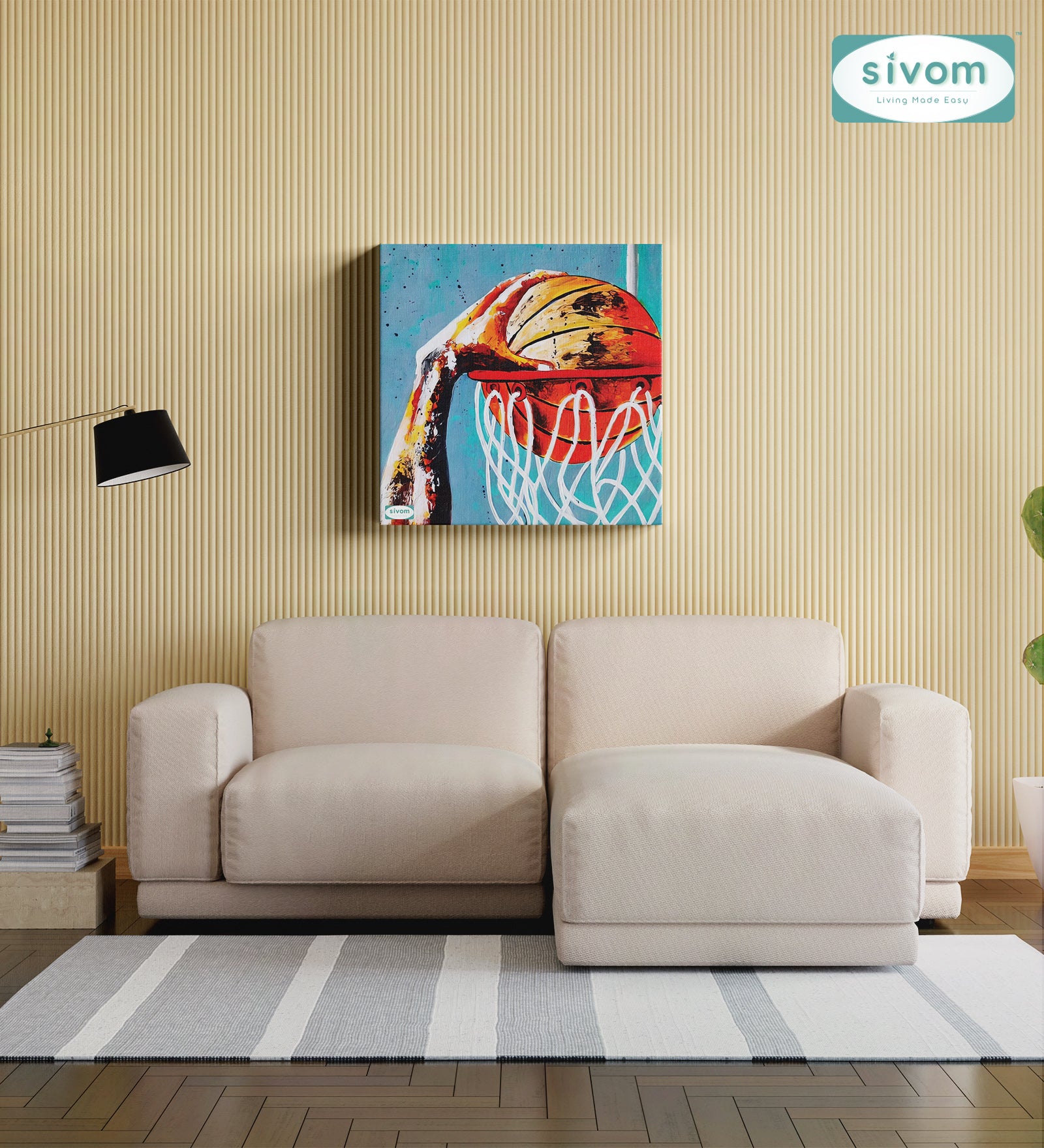 Sivom Sivom Canvas Art Print (2x2) for Modern Homes | Elegant Design & Premium Finish