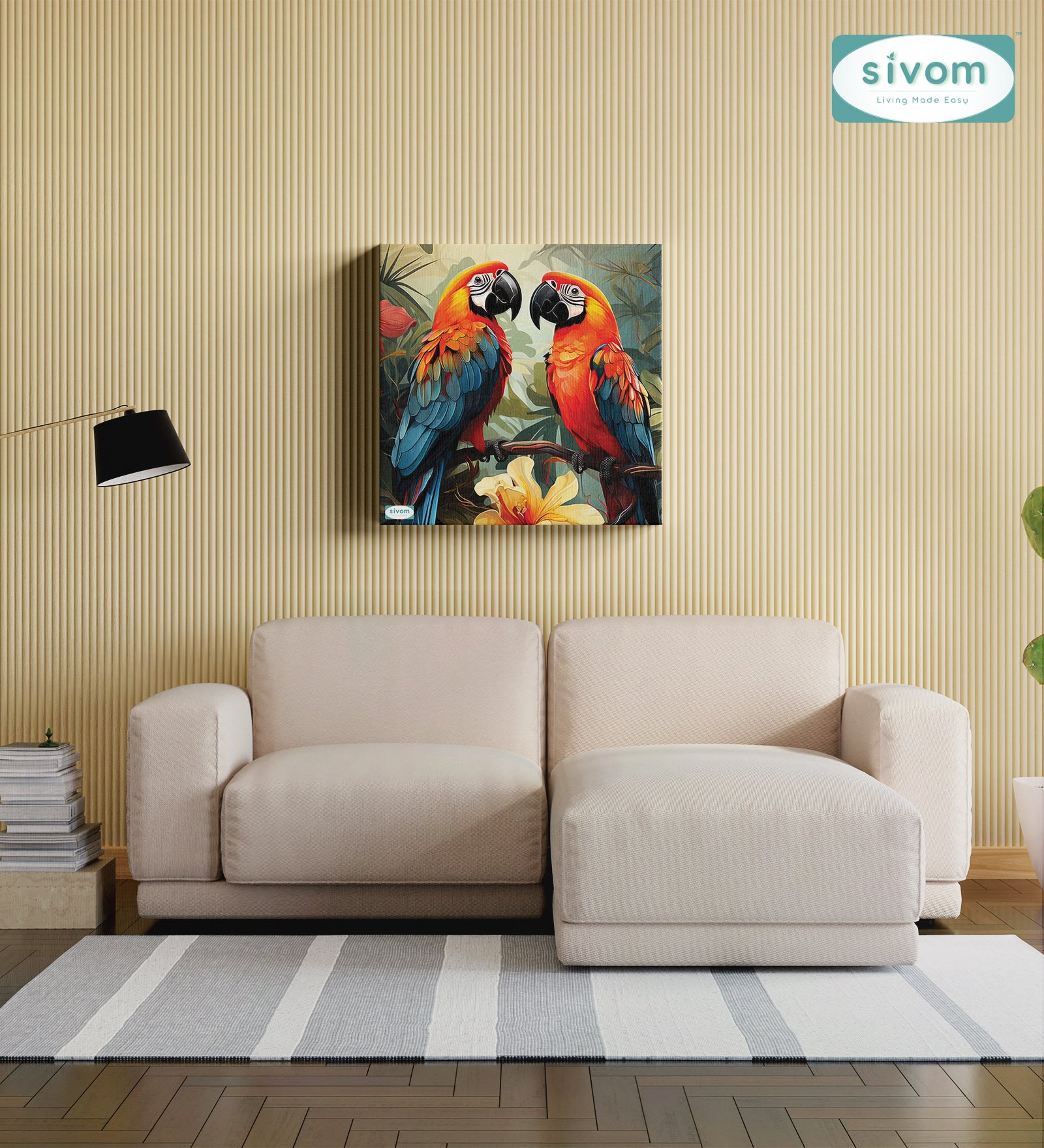 Sivom Sivom Canvas Art Print (2x2) for Modern Homes | Elegant Design & Premium Finish