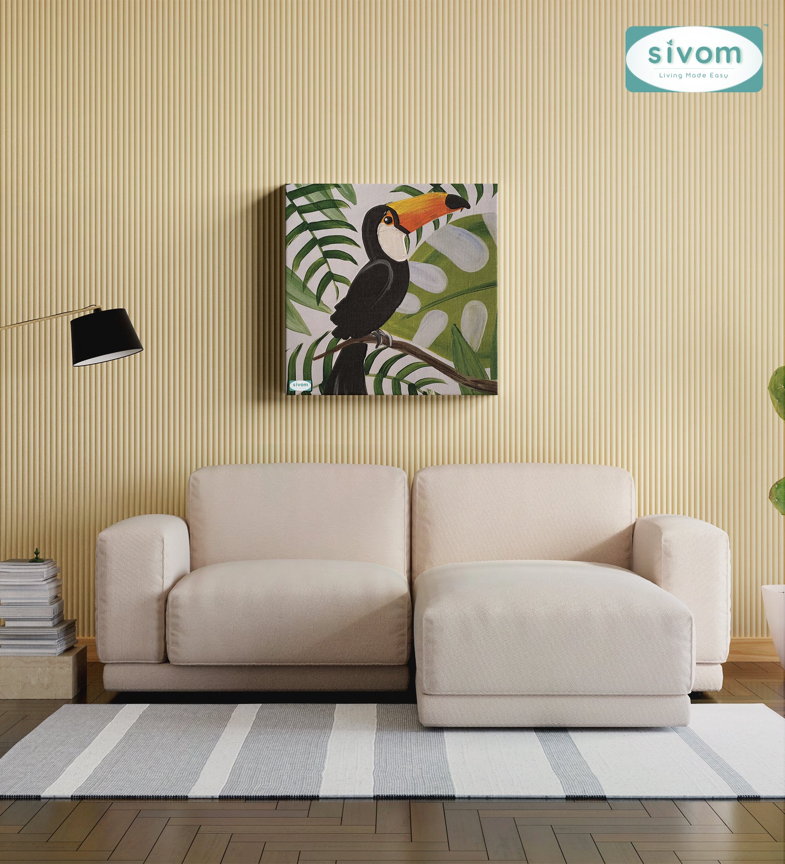 Sivom Sivom Canvas Art Print (2x2) for Modern Homes | Elegant Design & Premium Finish