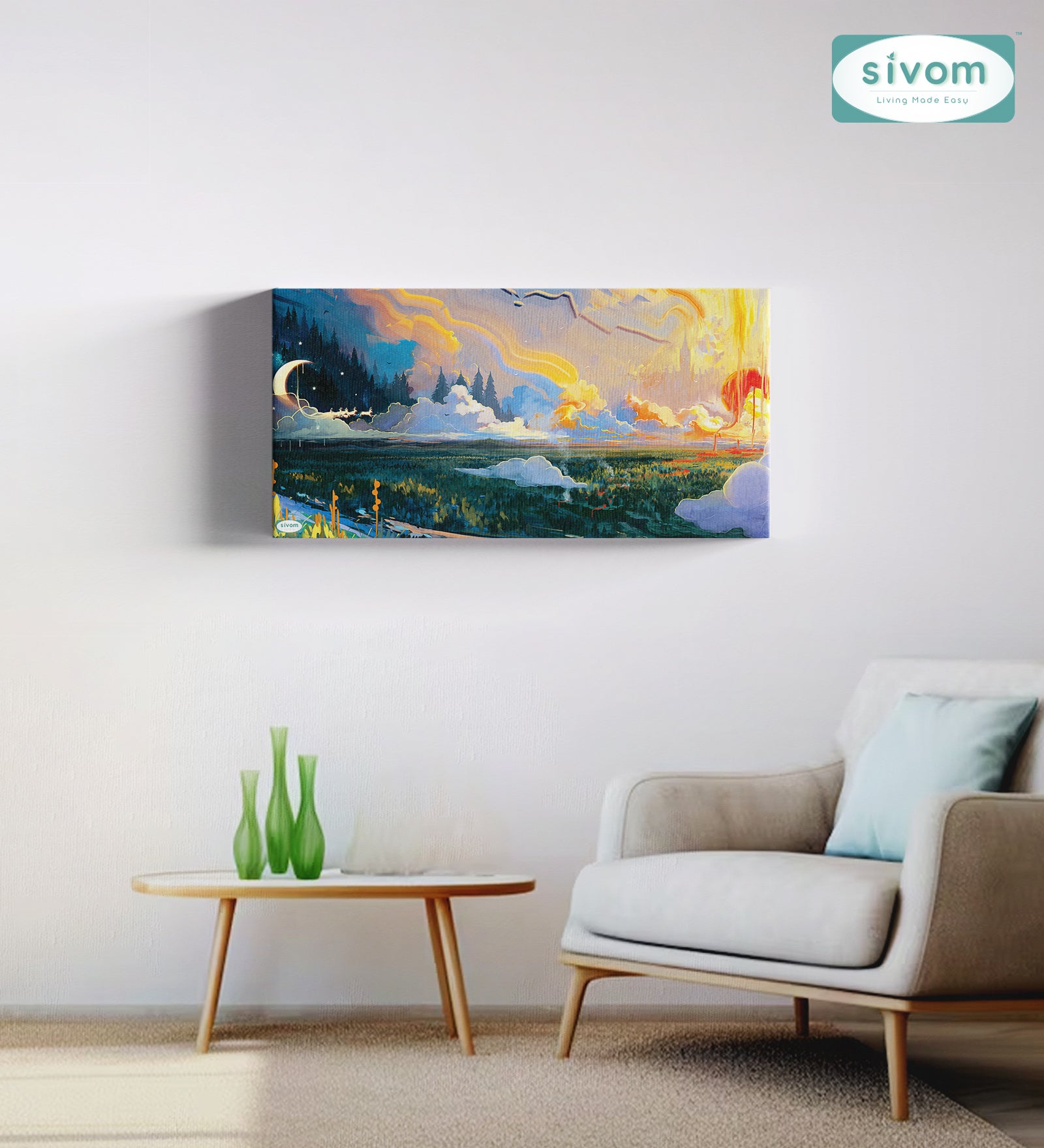 Sivom Sivom Canvas Art Print for Modern Homes | Elegant Design & Premium Finish
