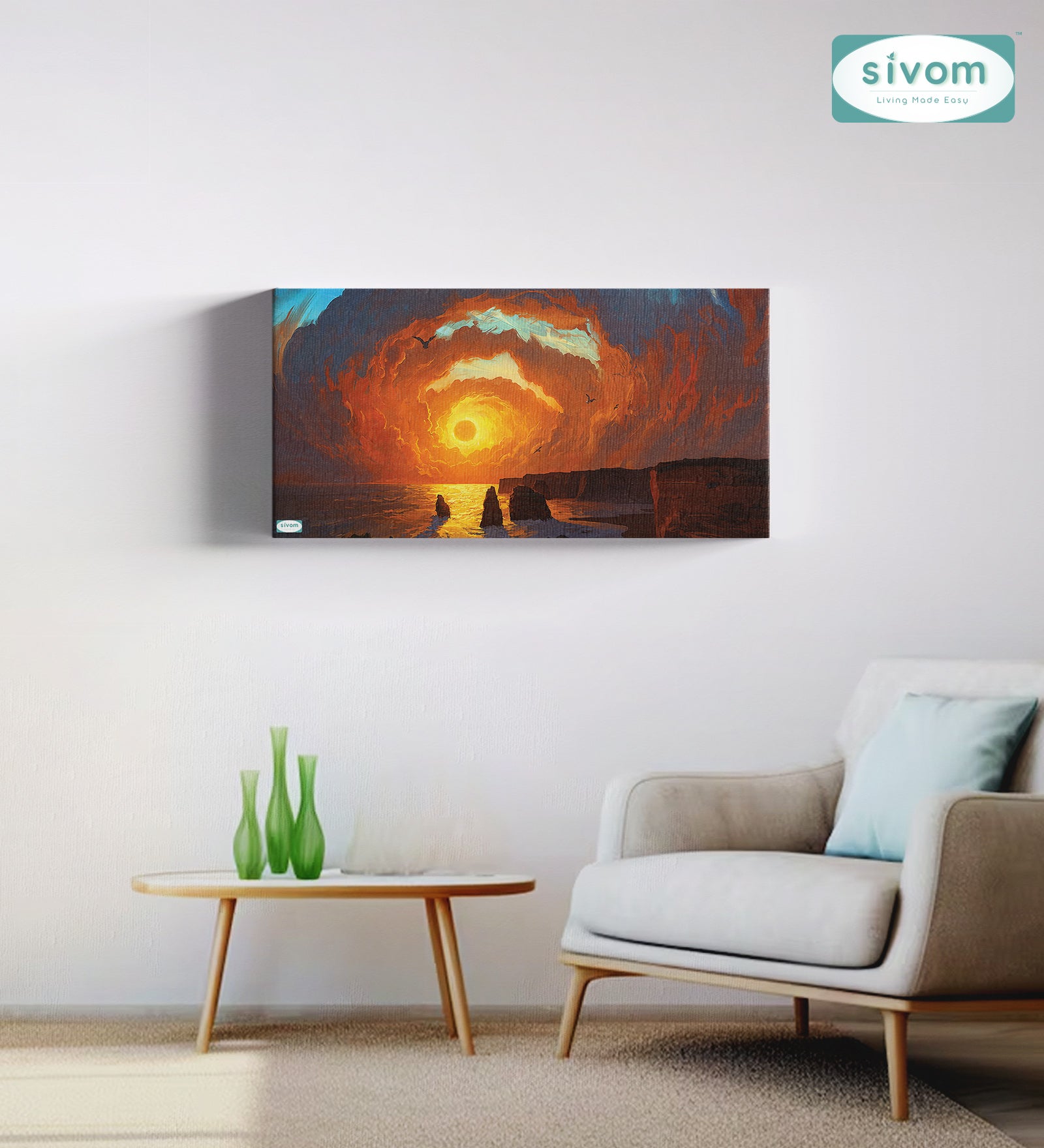 Sivom Sivom Canvas Art Print for Modern Homes | Elegant Design & Premium Finish