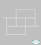 Sivom SIVOM CEDRIC Multipurpose Modular Wall Racks/Shelves/Organiser/Décor Particle Board Wall Shelf (Number of Shelves - 6, ) for Modern Homes | Elegant Design & Premium Finish