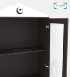 Sivom furniture SIVOM Celestial Prayer Unit Engineered Wood (Height: 167, Knock Down) for Modern Homes | Elegant Design & Premium Finish