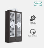 Sivom furniture SIVOM Celestial Prayer Unit Engineered Wood (Height: 167, Knock Down) for Modern Homes | Elegant Design & Premium Finish