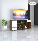 Sivom furniture SIVOM CERA Multipurpose TV Unit fits upto 43 inch with Storage Engineered Wood TV Entertainment Unit for Modern Homes | Elegant Design & Premium Finish (Copy)