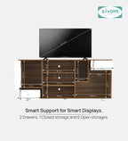 Sivom furniture SIVOM CERA Multipurpose TV Unit fits upto 43 inch with Storage Engineered Wood TV Entertainment Unit for Modern Homes | Elegant Design & Premium Finish (Copy)