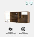 Sivom furniture SIVOM CERA Multipurpose TV Unit fits upto 43 inch with Storage Engineered Wood TV Entertainment Unit for Modern Homes | Elegant Design & Premium Finish (Copy)