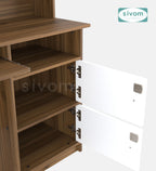 Sivom SIVOM Chamber Multipurpose Study/Home/Office Table Engineered Wood Study Table for Modern Homes | Elegant Design & Premium Finish