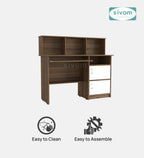 Sivom SIVOM Chamber Multipurpose Study/Home/Office Table Engineered Wood Study Table for Modern Homes | Elegant Design & Premium Finish
