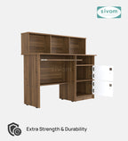 Sivom SIVOM Chamber Multipurpose Study/Home/Office Table Engineered Wood Study Table for Modern Homes | Elegant Design & Premium Finish