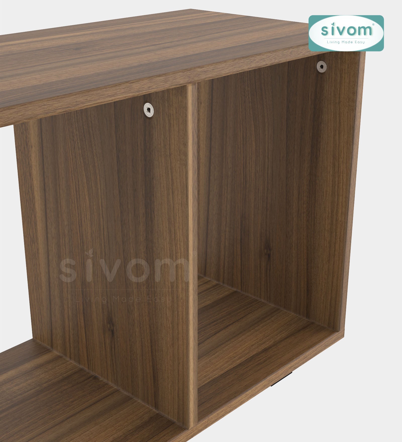 Sivom SIVOM Chaos Multipurpose Centre Table / Engineered Wood Coffee Table for Modern Homes | Elegant Design & Premium Finish