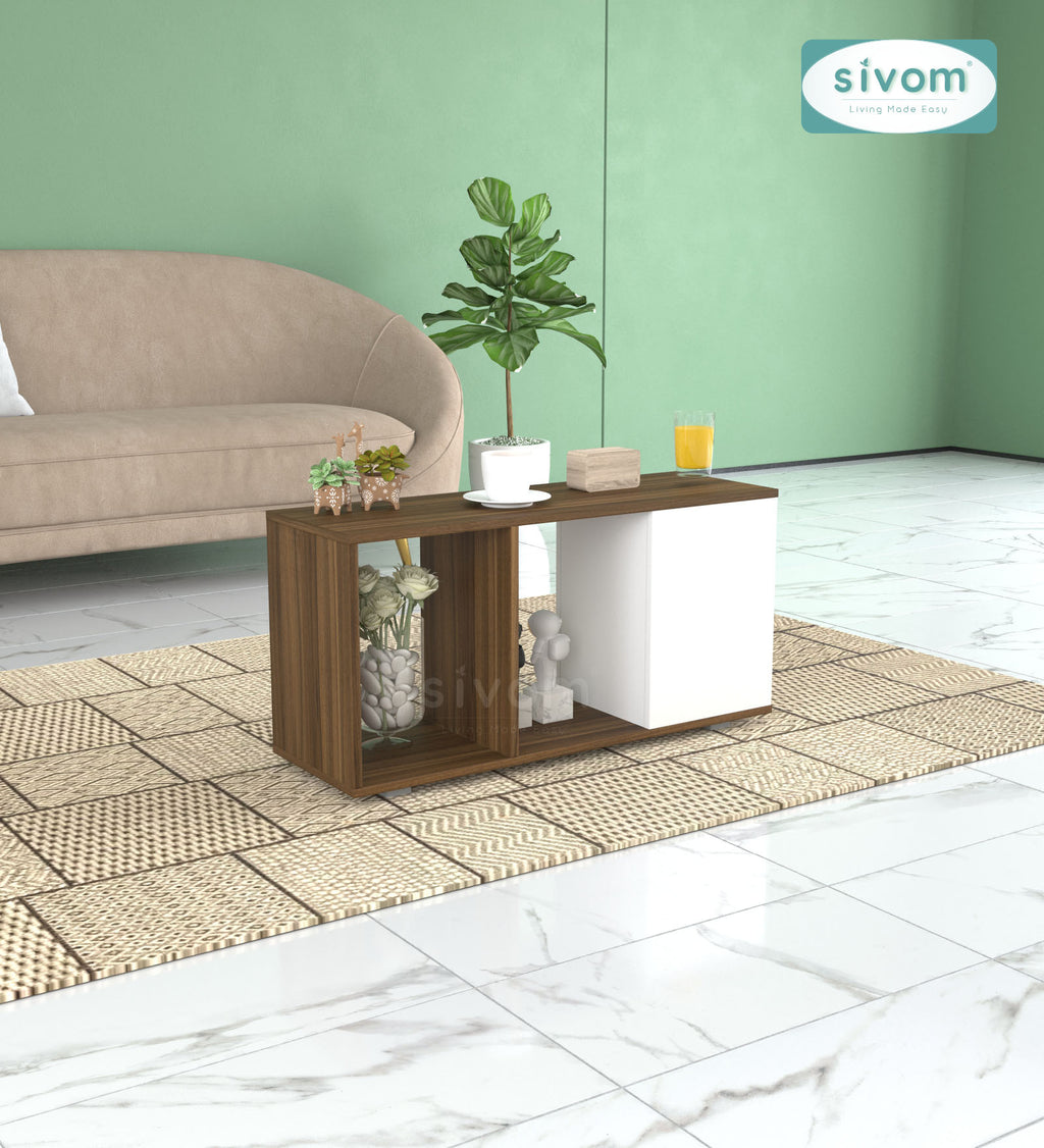 Sivom SIVOM Chaos Multipurpose Centre Table / Engineered Wood Coffee Table for Modern Homes | Elegant Design & Premium Finish