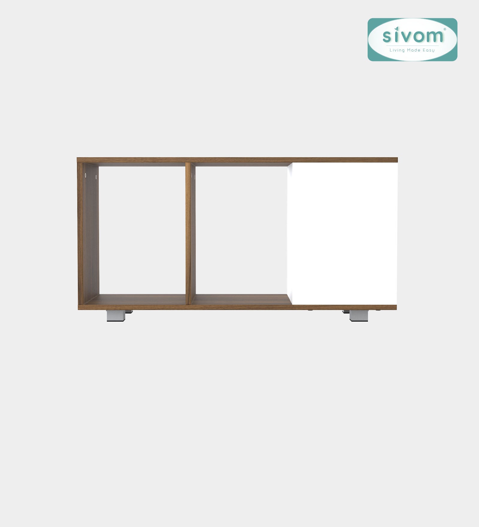 Sivom SIVOM Chaos Multipurpose Centre Table / Engineered Wood Coffee Table for Modern Homes | Elegant Design & Premium Finish