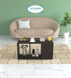 Sivom SIVOM Chaos Multipurpose Centre Table / Engineered Wood Coffee Table for Modern Homes | Elegant Design & Premium Finish