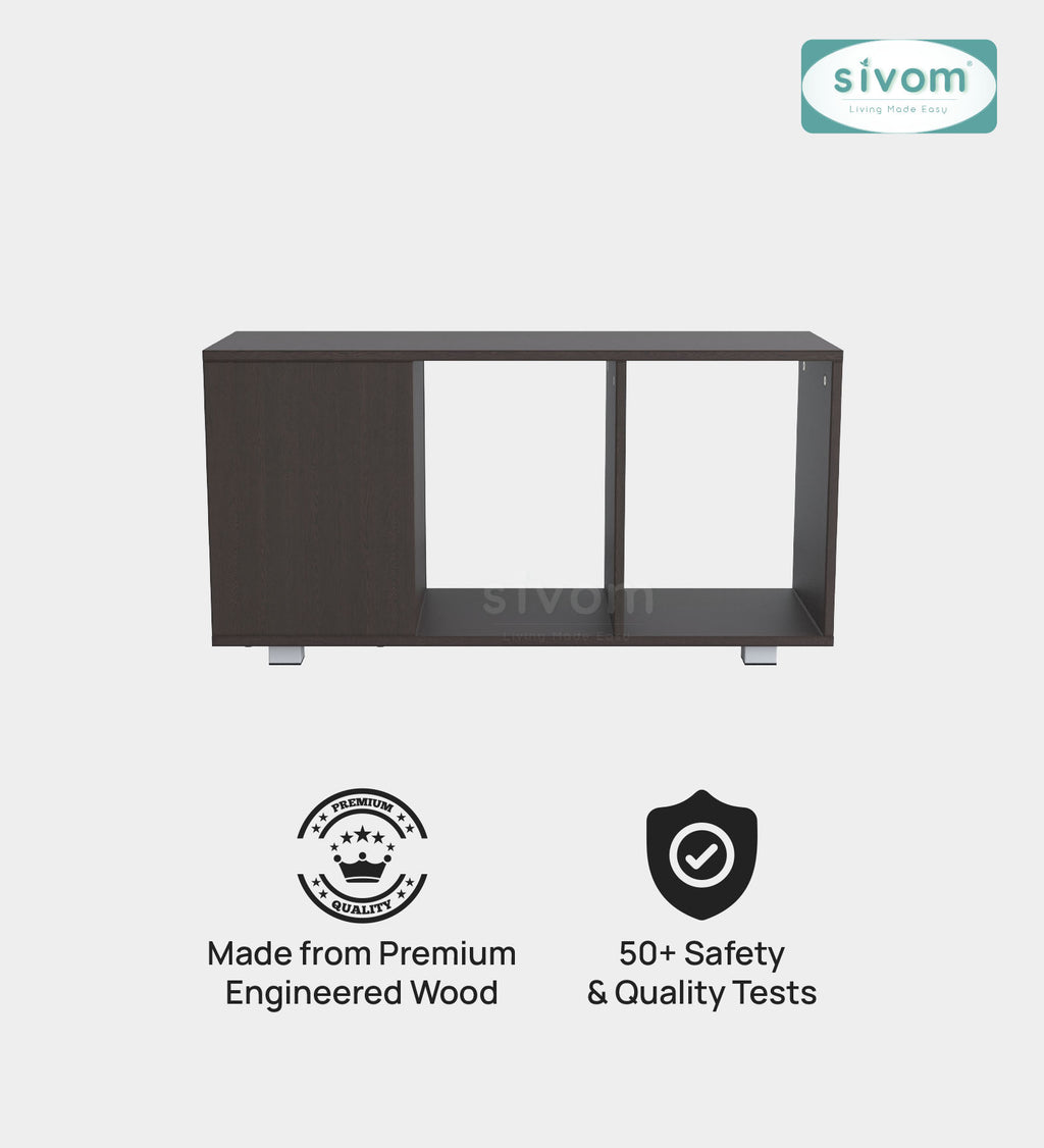 Sivom SIVOM Chaos Multipurpose Centre Table / Engineered Wood Coffee Table for Modern Homes | Elegant Design & Premium Finish
