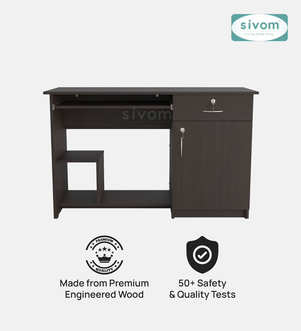 Sivom SIVOM Classy Study/Home Office Engineered Wood Computer Desk for Modern Homes | Elegant Design & Premium Finish