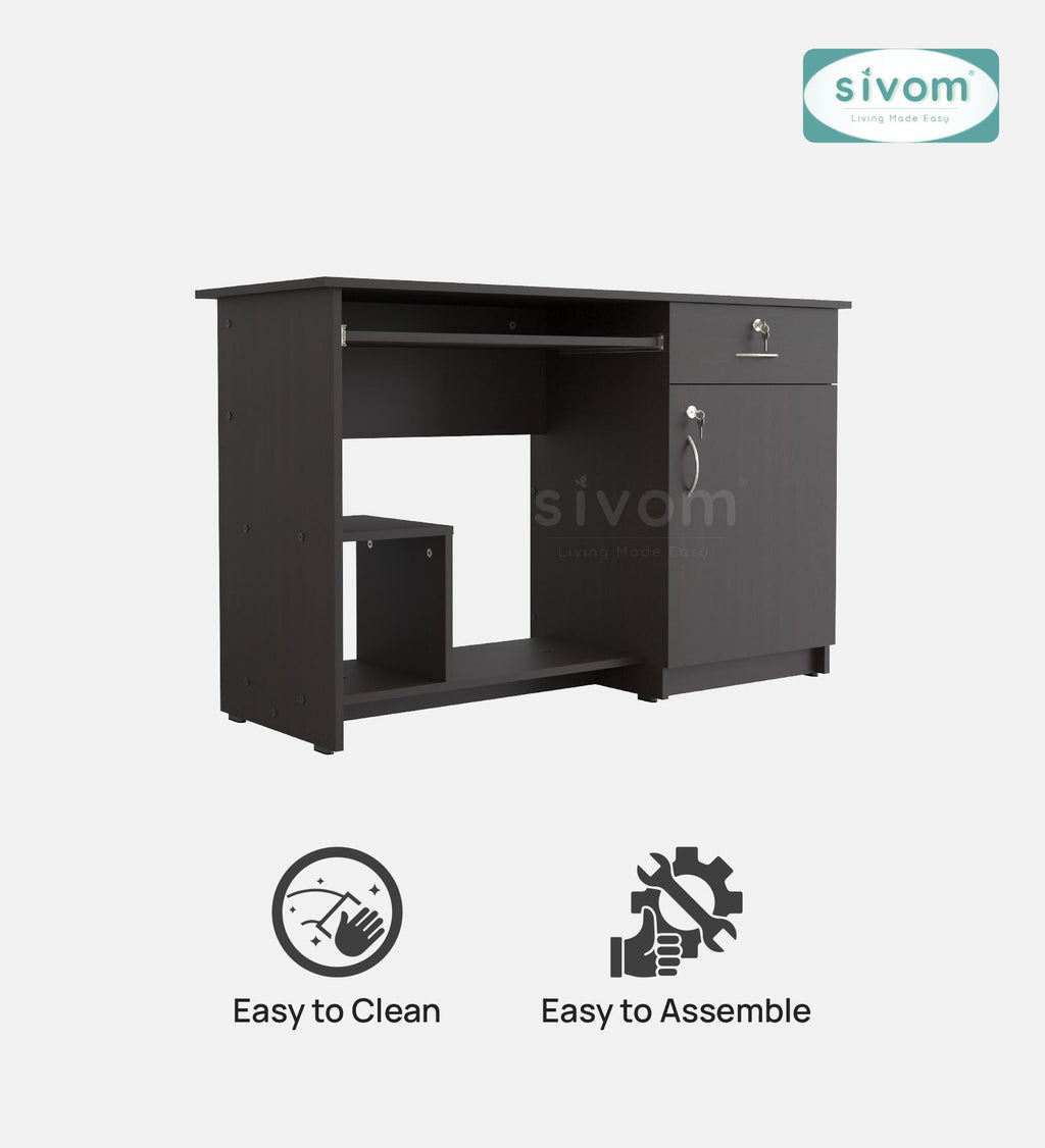 Sivom SIVOM Classy Study/Home Office Engineered Wood Computer Desk for Modern Homes | Elegant Design & Premium Finish