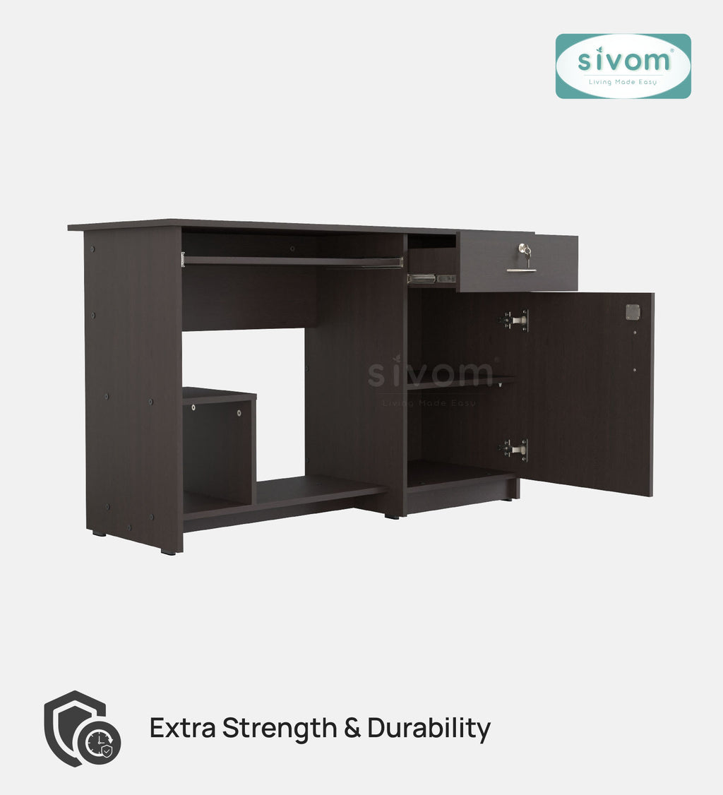 Sivom SIVOM Classy Study/Home Office Engineered Wood Computer Desk for Modern Homes | Elegant Design & Premium Finish