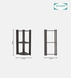 SIVOM Comet Multipurpose Storage Unit Engineered Wood Free Standing Cabinet for Modern Homes | Elegant Design & Premium Finish