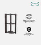 SIVOM Comet Multipurpose Storage Unit Engineered Wood Free Standing Cabinet for Modern Homes | Elegant Design & Premium Finish