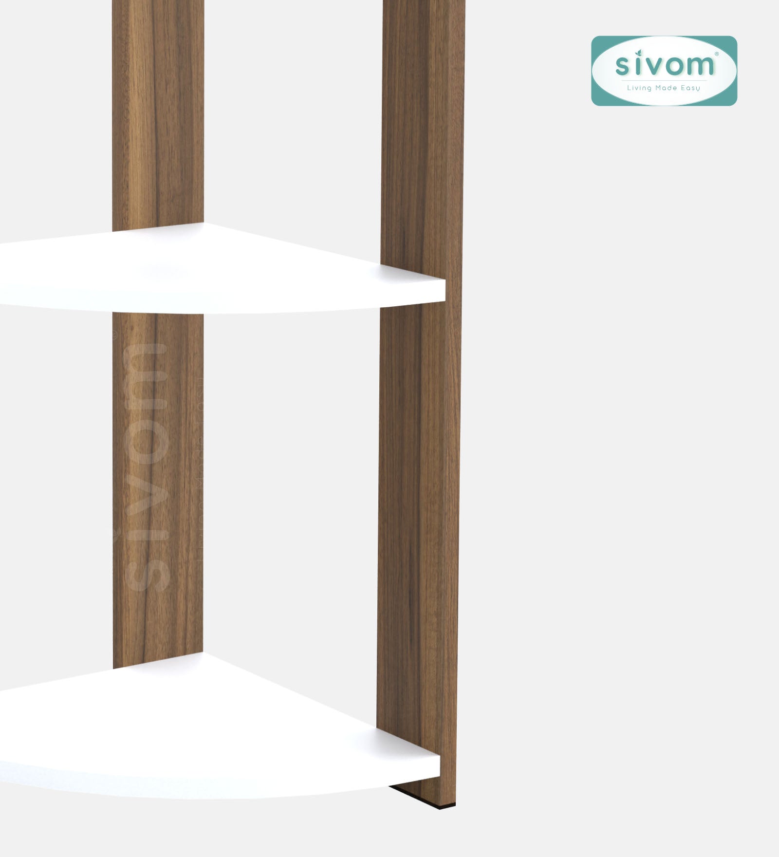 SIVOM Comet Multipurpose Storage Unit Engineered Wood Free Standing Cabinet for Modern Homes | Elegant Design & Premium Finish