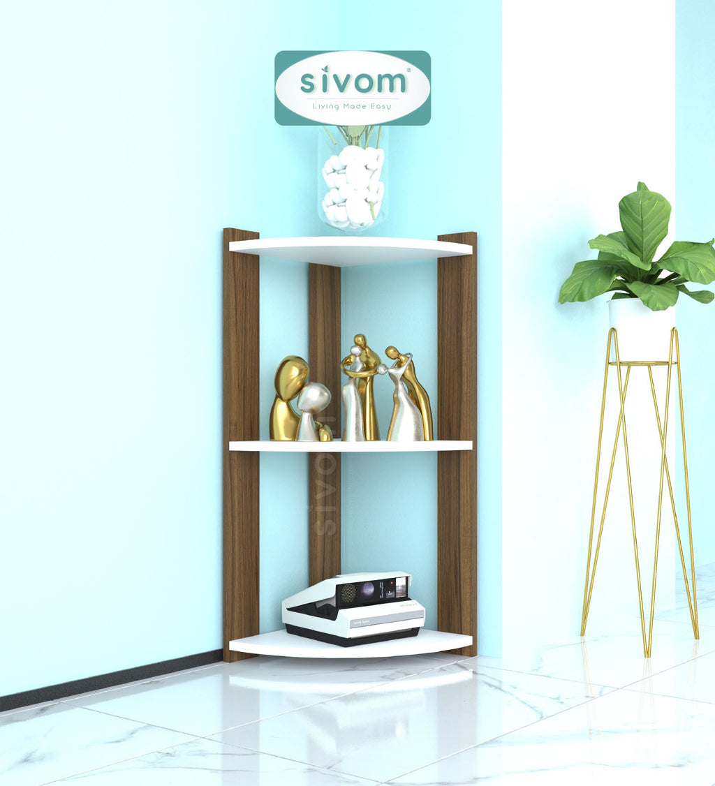 SIVOM Comet Multipurpose Storage Unit Engineered Wood Free Standing Cabinet for Modern Homes | Elegant Design & Premium Finish