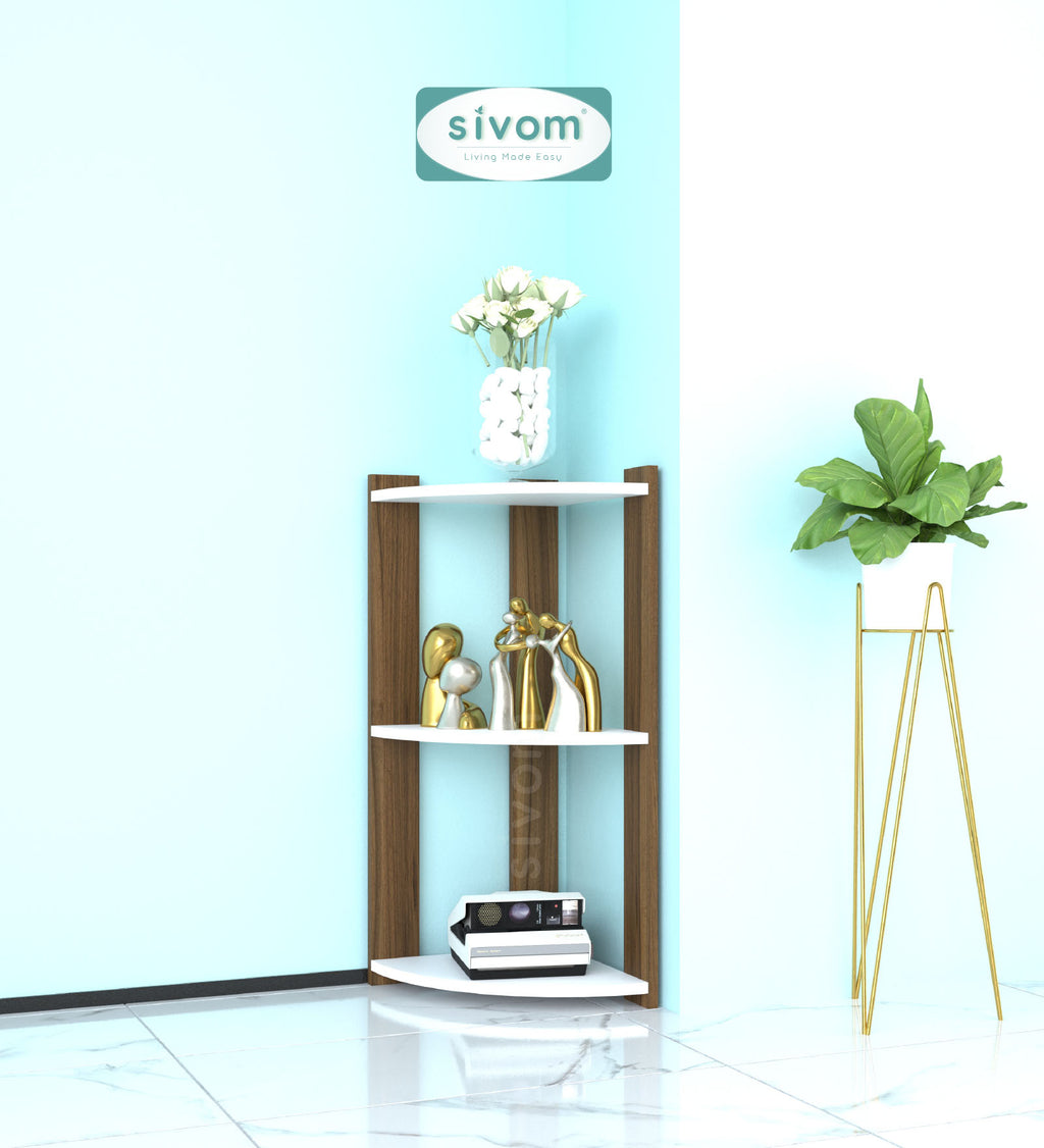 SIVOM Comet Multipurpose Storage Unit Engineered Wood Free Standing Cabinet for Modern Homes | Elegant Design & Premium Finish