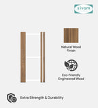 SIVOM Comet Multipurpose Storage Unit Engineered Wood Free Standing Cabinet for Modern Homes | Elegant Design & Premium Finish