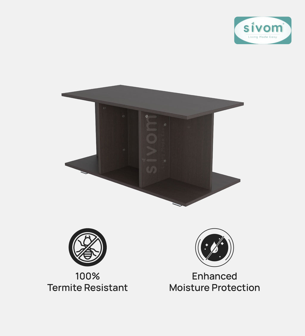 SIVOM Cooper Multipurpose Centre Table / Engineered Wood Coffee Table for Modern Homes | Elegant Design & Premium Finish