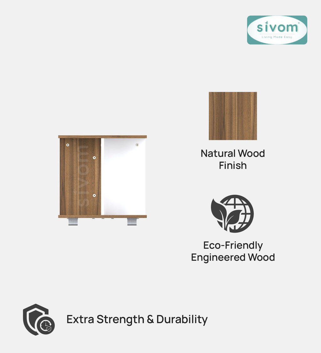 SIVOM Cooper Multipurpose Centre Table / Engineered Wood Coffee Table for Modern Homes | Elegant Design & Premium Finish