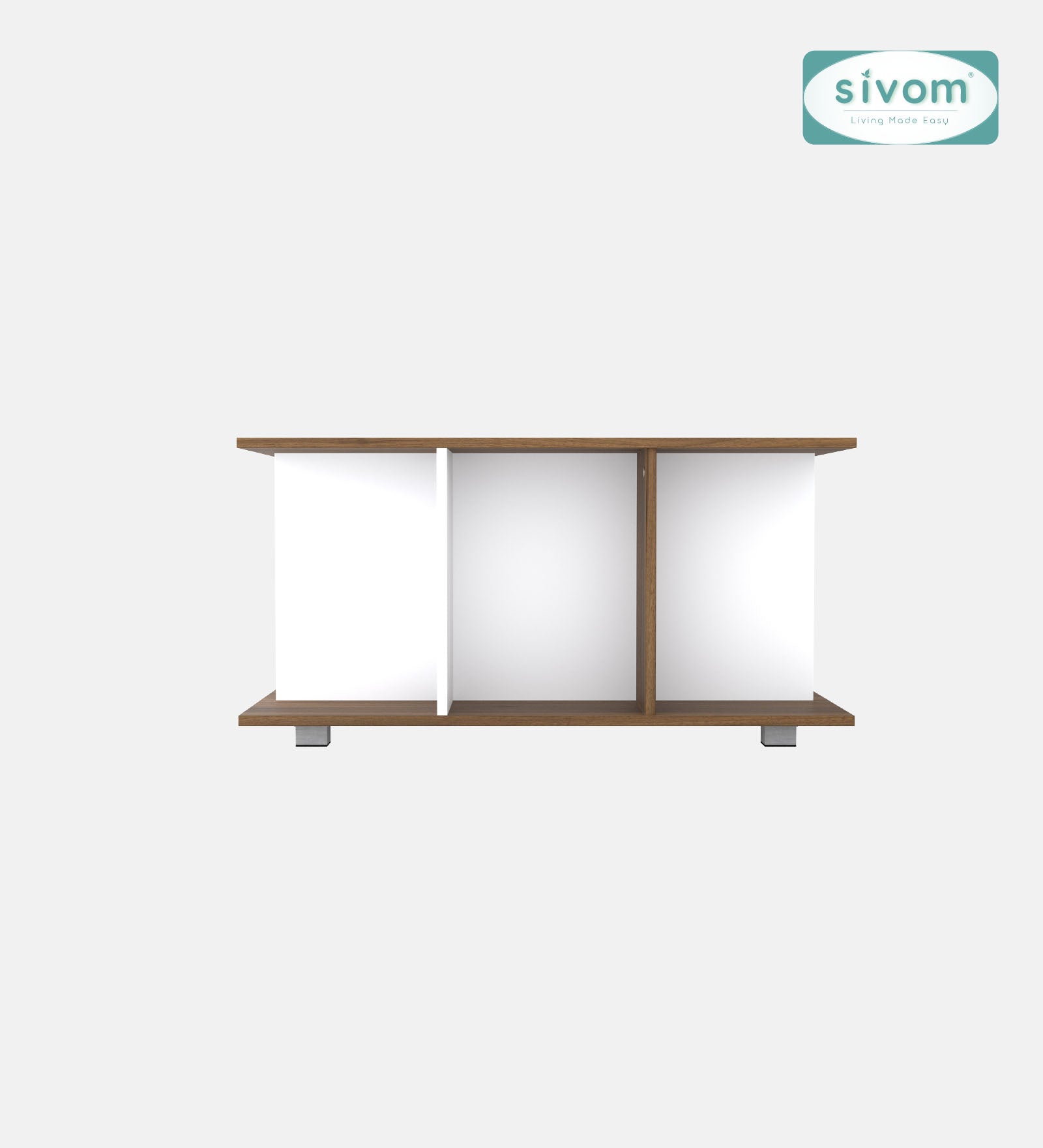 SIVOM Cooper Multipurpose Centre Table / Engineered Wood Coffee Table for Modern Homes | Elegant Design & Premium Finish