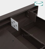 Sivom SIVOM Citrus Box Bed with Storage Engineered Wood Queen Box Bed for Modern Homes | Elegant Design & Premium Finish