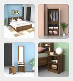Sivom furniture Cosmo King With Storage Bedroom Combo