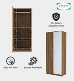 Sivom furniture Cosmo Queen WIth Storage Bedroom Combo