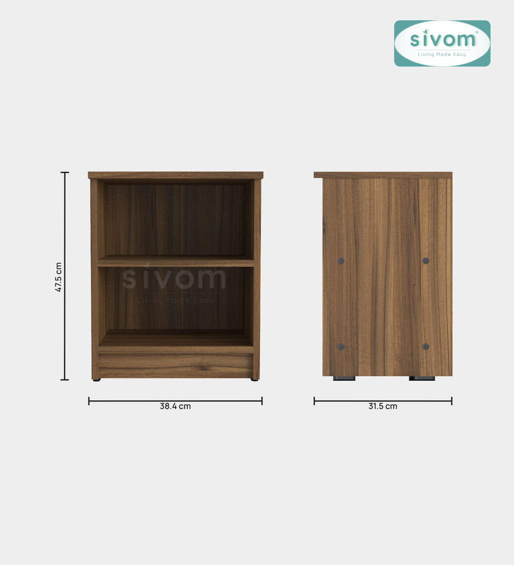 Sivom furniture Cosmo Queen WIth Storage Bedroom Combo