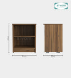 Sivom furniture Cosmo Queen WIth Storage Bedroom Combo